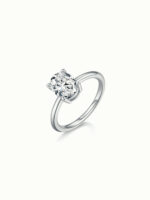 Elysée Oval Cut Solitaire Ring - Image 2