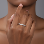 Elysée Round Half Eternity Ring - Image 3