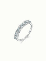 Elysée Heart Shape Half Eternity Ring - Image 2