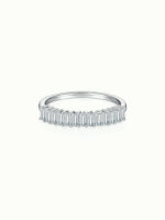 Elysée Emerald Cut Half Eternity Ring