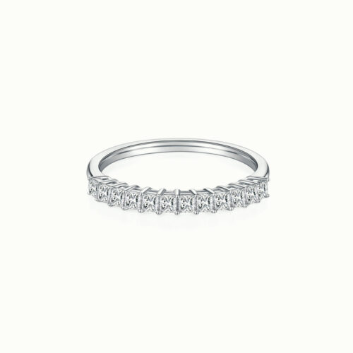 Elysée Square Cut Half Eternity Ring
