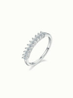 Elysée Pear Shape Half Eternity Ring - Image 2