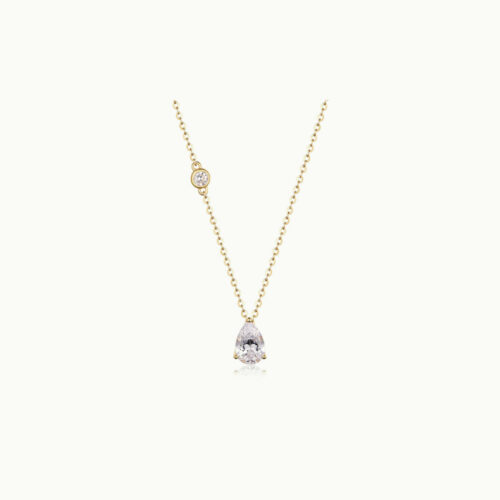 Luméne Pear Shape Solitaire Necklace