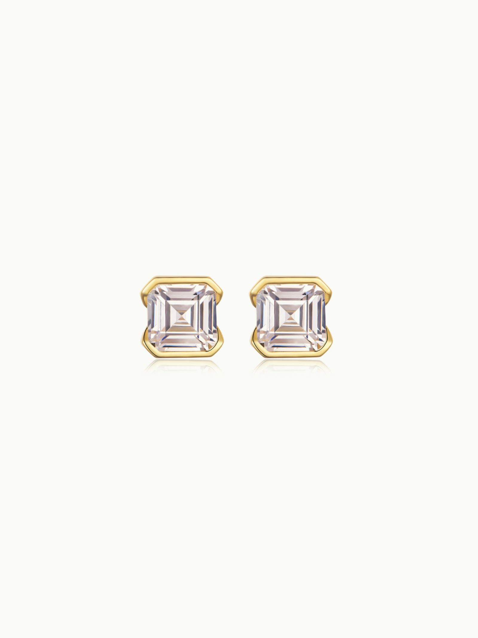 NW59S925Y2 Luméne Asscher Cut Earrings - Image 1