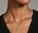 Elysée Pear Shape Solitaire Pendant - Image 2