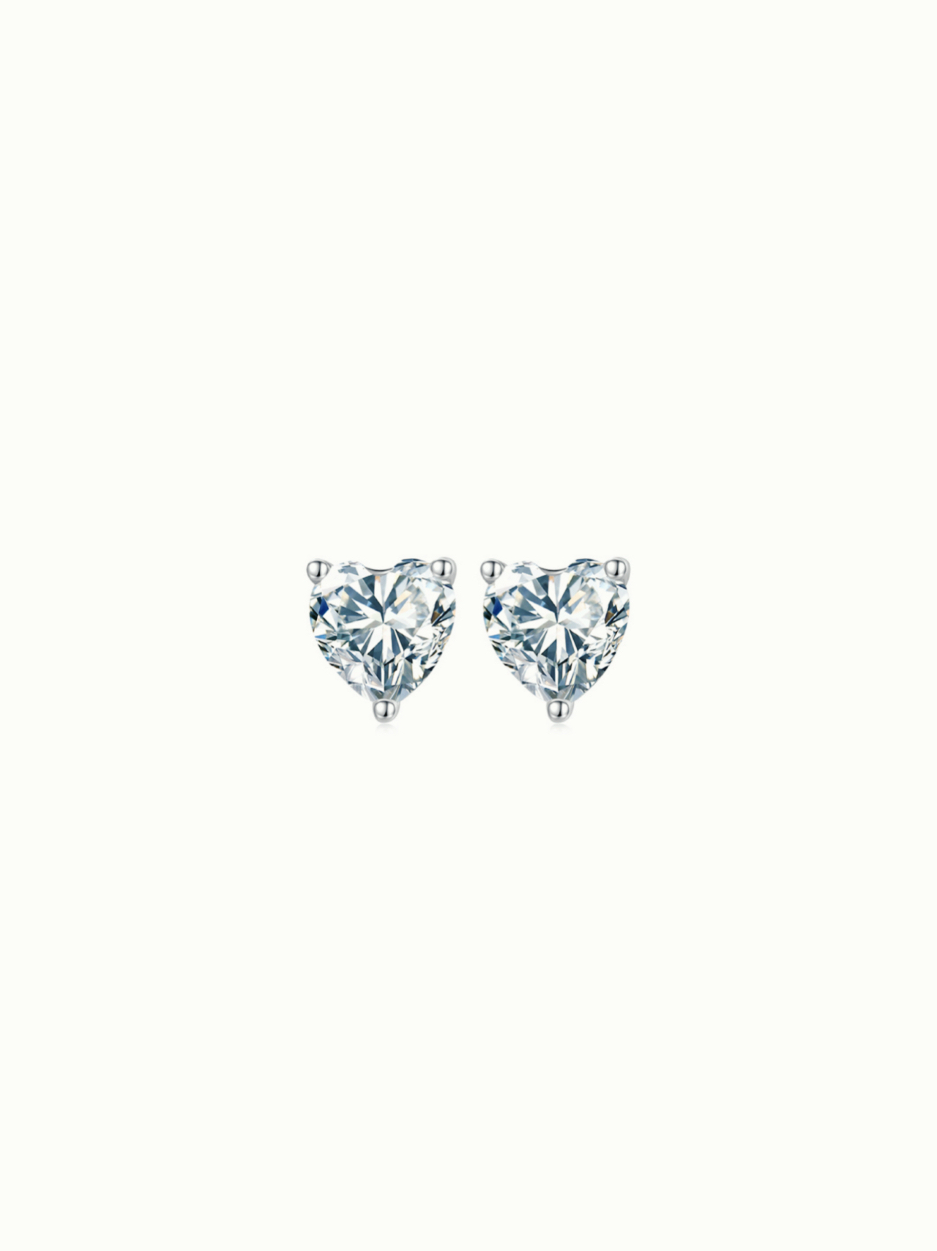 S90C925W2 Elysée Heart Shape Earrings - Image 1