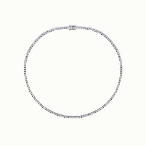 Elysée Round Tennis Necklaces