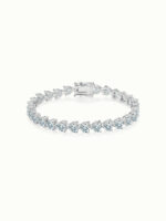 Elysée Heart Shape Tennis Bracelet