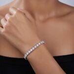 Elysée Square Cut Tennis Bracelet - Image 2