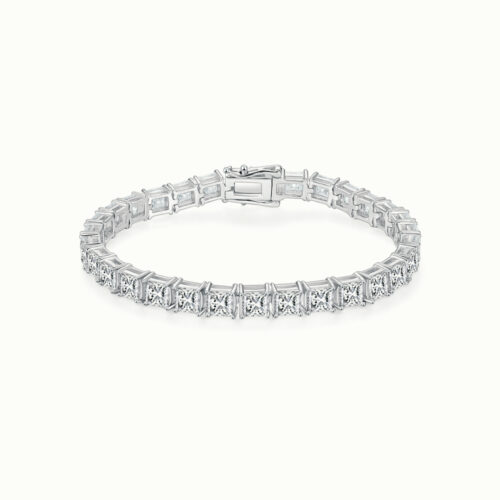 Elysée Square Cut Tennis Bracelet