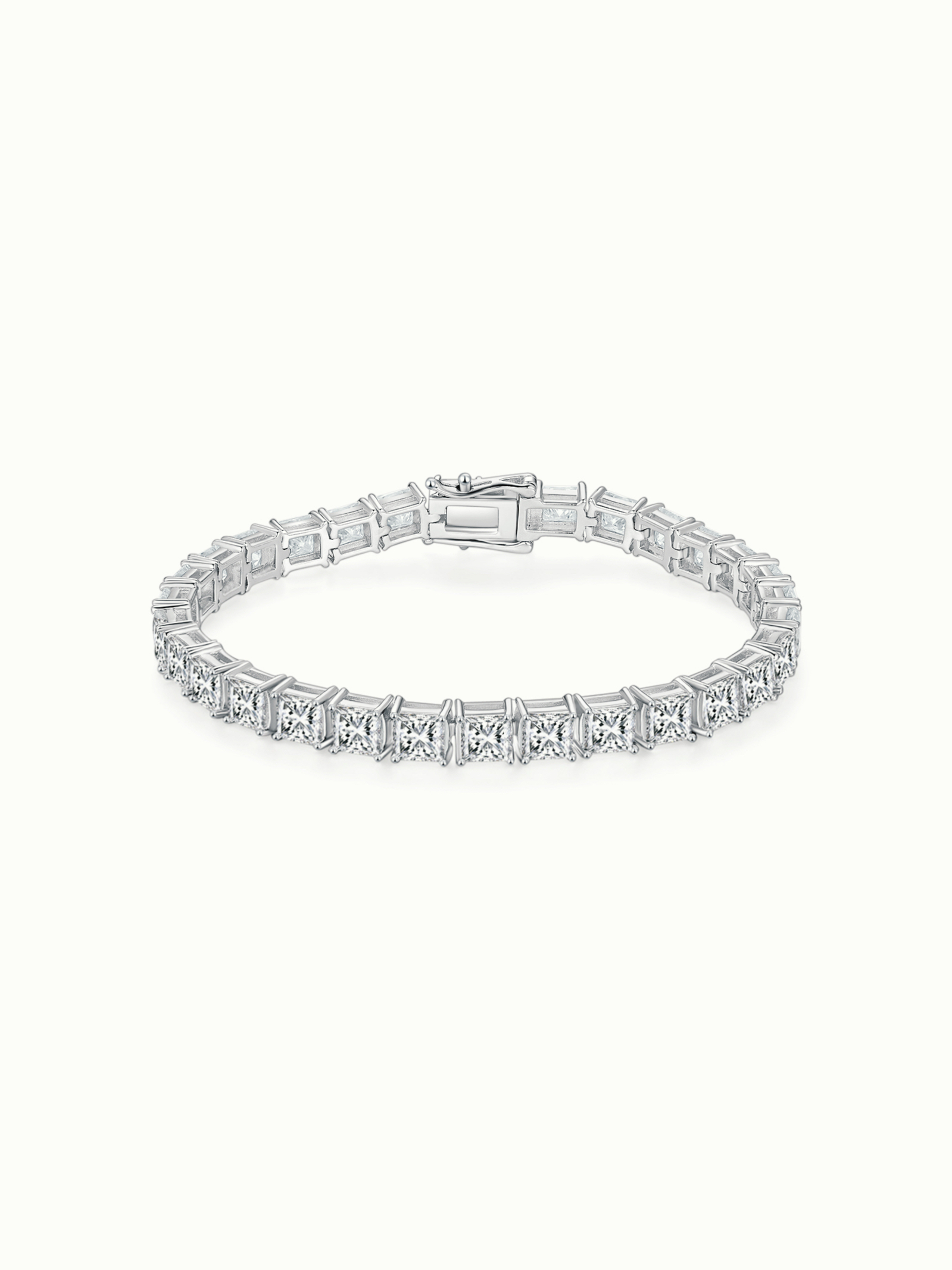 UWQE925W2 Elysée Square Cut Tennis Bracelet - Image 1