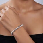 Elysée Trillion Cut Tennis Bracelet - Image 2