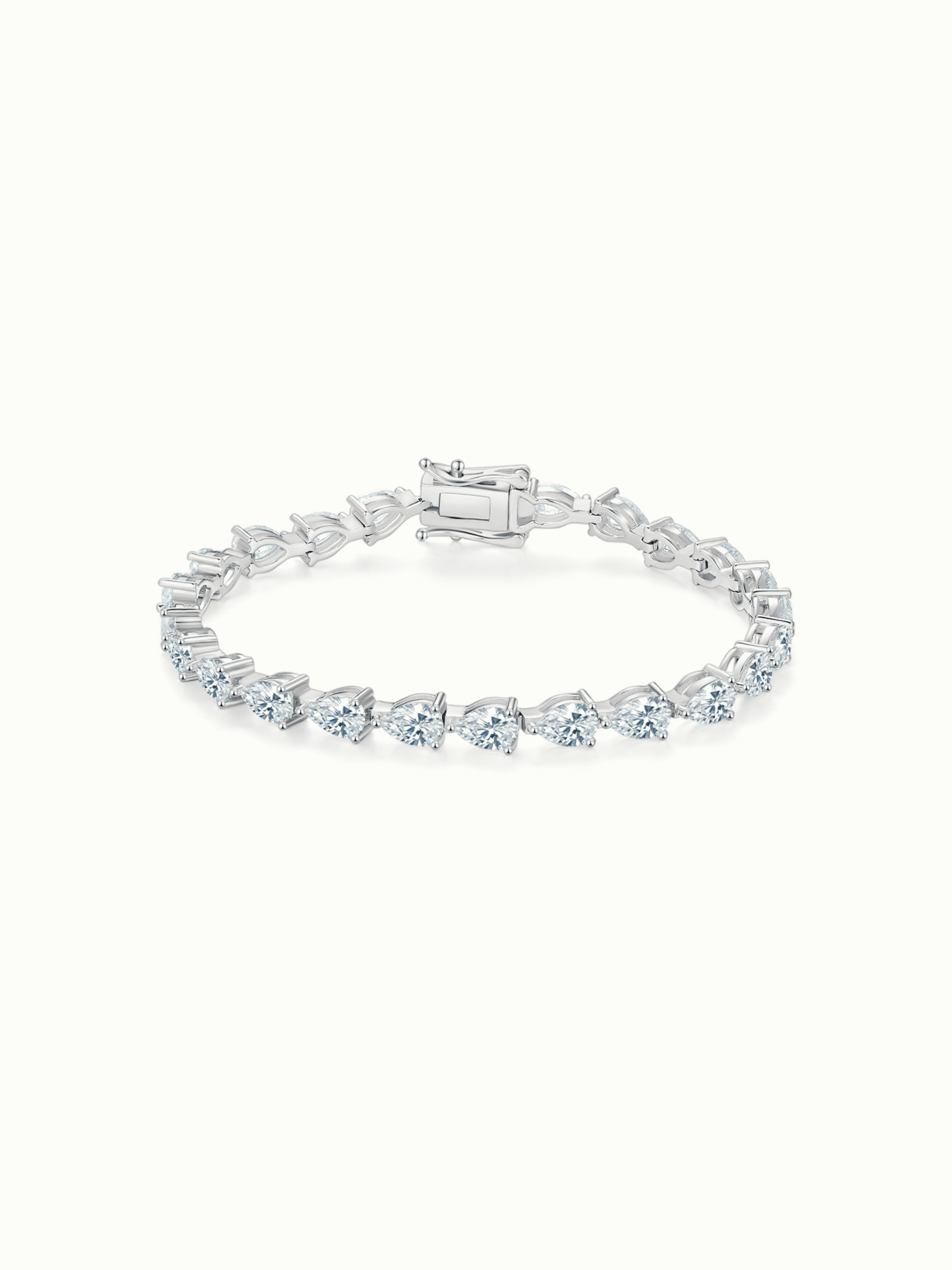 UWQG925W2 Elysée Pear Shape Tennis Bracelet - Image 1